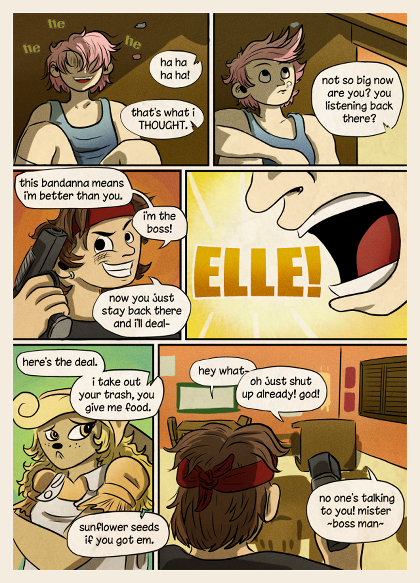 Phineas calls for "Elle" instead of "Ellie" because that's what Ray called her. They never got properly introduced.