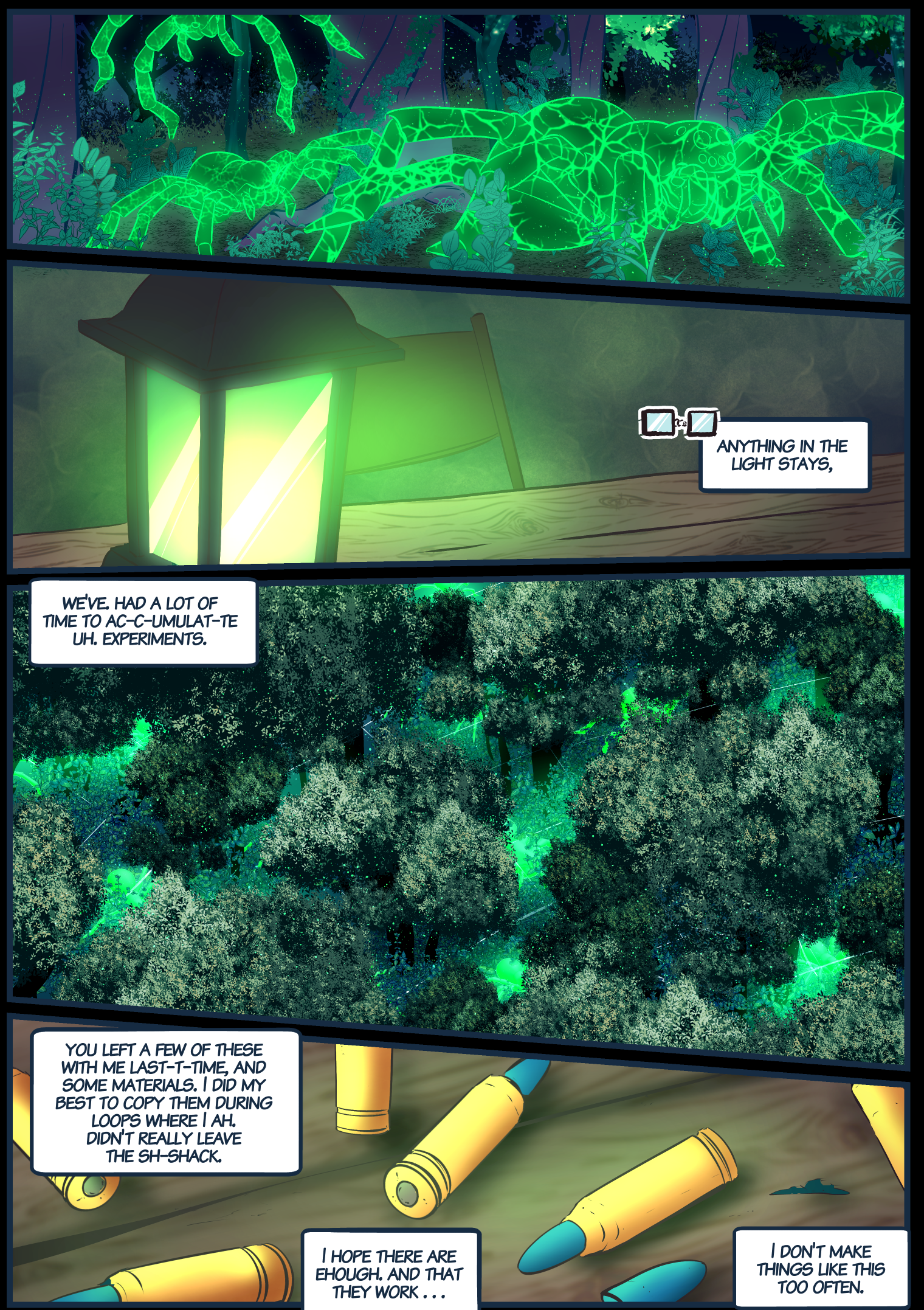 only knows what got shared, but toulouse is a quick study